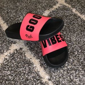 PINK good vibes slides